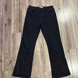 Wax Jean Black Flare Women's Jeans